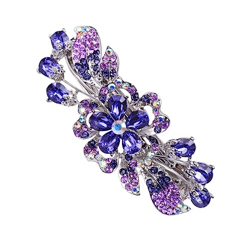 CTIRCHIU Strass Haarspange für Damen Pferdeschwanzhalter mit Glitzernden Kristallsteinen Rutschfest für Feines und Dickes Haar Haarschmuck für Hochzeiten Geburtstage und Besondere Anlässe von CTIRCHIU