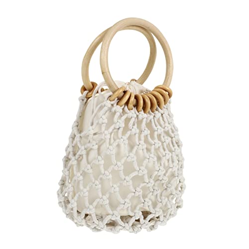 CTIRCHIU Gewebte Handtasche Aus Baumwolle Kleine Clutch Für Damen Für Strand Reisen Und Alltag Sommer-tasche Mit Ausreichend Platz Für Handy Schlüssel Und Co von CTIRCHIU