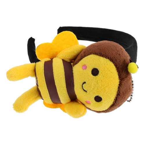 CTIRCHIU Cute Plush Bee Headband Realistisches Bienen-stirnband Für Festivals Cosplay Und Gesichtspflege Niedliches Accessoire Für Partys Und Halloween von CTIRCHIU