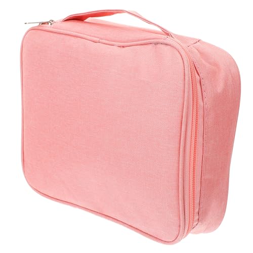 CTIRCHIU Tragbare Diabetasche für Glukosemesser Robuster Beutel mit Gummiband für Unterwegs Schützt Blutzuckerüberwachungssystem Pinke Aufbewahrungslösung von CTIRCHIU