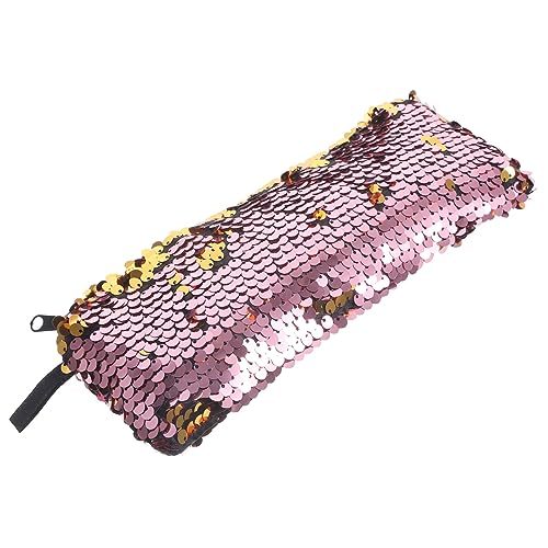 CTIRCHIU Tragbare Pailletten Kosmetiktasche Für Damen Reißverschluss Kleine Make up Tasche Modisches Design Reise Kulturbeutel Aus Strapazierfähigem Polyester von CTIRCHIU