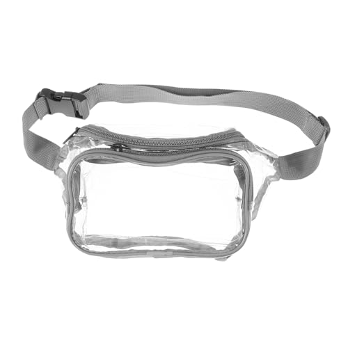 CTIRCHIU Transparent wasserdichte Bauchtasche aus PVC mit Glattem Reißverschluss Multifunktionale Hüfttasche für Damen Outdoor Sport Fitness Joggen Praktische Handytasche mit Ausreichend von CTIRCHIU