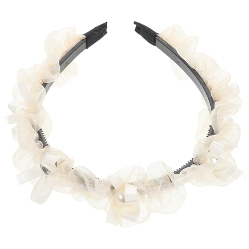 CTIRCHIU Fashionable Rhinestone Haarband Mit Zähnen Rutschfest Mit Kunstperlen-dekoration Eleganter Stil Für Hochzeiten Und Partys Haarschmuck-accessoire Für Frauen von CTIRCHIU