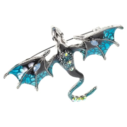 CTIRCHIU Vintage Drachen Brosche Pin Retro Stil Emaille Anstecknadel für Jacken Pullover Anzüge Elegantes Chinesisches Schmuck Accessoire für Damen und Herren Geschenkidee von CTIRCHIU
