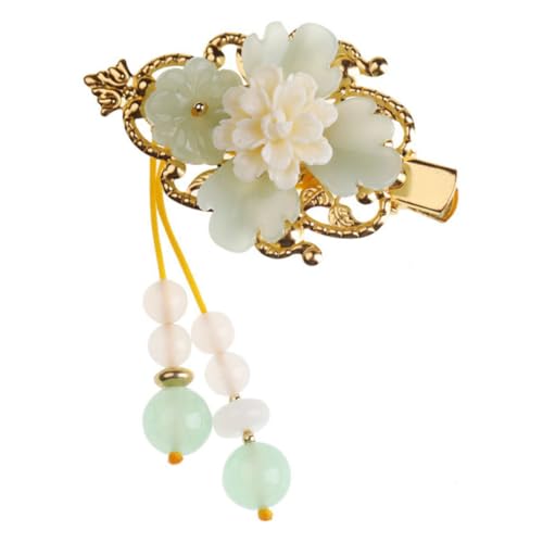 CTIRCHIU Vintage Glas-haarclips Mit Blüten-design Klassische Haarspangen Für Damen Dekorative Haarnadeln Für Hanfu Und Festliche Anlässe Robust Und Stilvoll Als Geschenk Für Verschiedene An von CTIRCHIU