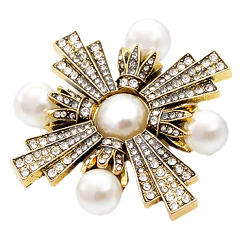 CTIRCHIU Kreuz-brosche Im Vintage-stil Dekorative Anstecknadel Für Damen Retro Barock-brosche Zum Tragen An Kleidung Schals Und Anzügen von CTIRCHIU