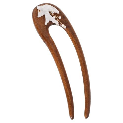 CTIRCHIU U-förmige Haarnadel Aus Holz Im Vintage-stil Minimalistisches Haaraccessoire Für Elegante Hochsteckfrisuren Für Frauen Und Mädchen Vielseitig Einsetzbar Für Verschiedene von CTIRCHIU