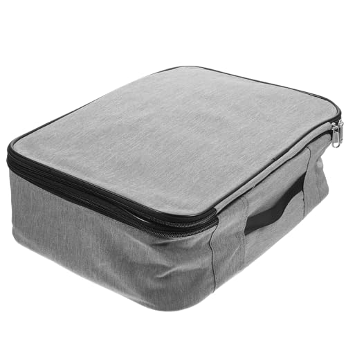 CTIRCHIU Faltbare Dokumenten Organizer Kasten Feuerfeste Aktentasche mit Schloss Mehrschichtige Aktenaufbewahrungstasche Wasserabweisend für Reisen und Bürobedarf von CTIRCHIU