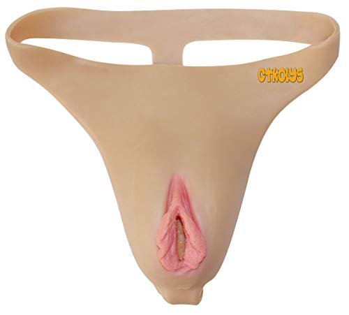 Crossdresser Panties Herren Hiding Gaff Panty Pluggable Realistic Camel Toes Super Soft Skin - - Einheitsgröße von CTKOLYS