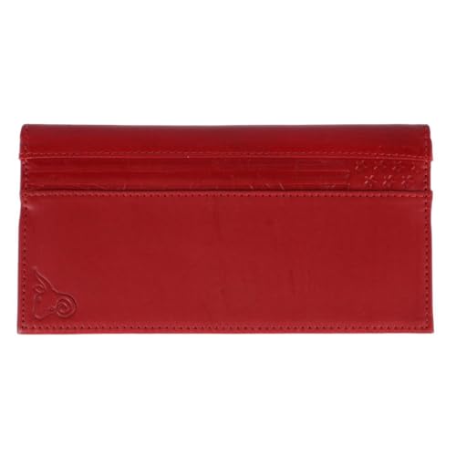 Scheckhefthülle aus RFID-Leder mit amerikanischer Flagge, rot, Einheitsgröße, Casual von CTM