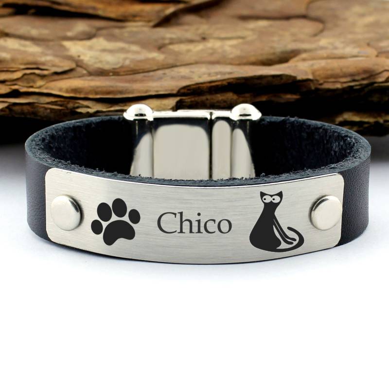 Personalisiertes Katzen Armband, Katzenliebhaber Geschenk, Katze Schmuck, Haustier Erinnerung Liebhaber Pfote Pfoten Armband von CTdesignSHOP