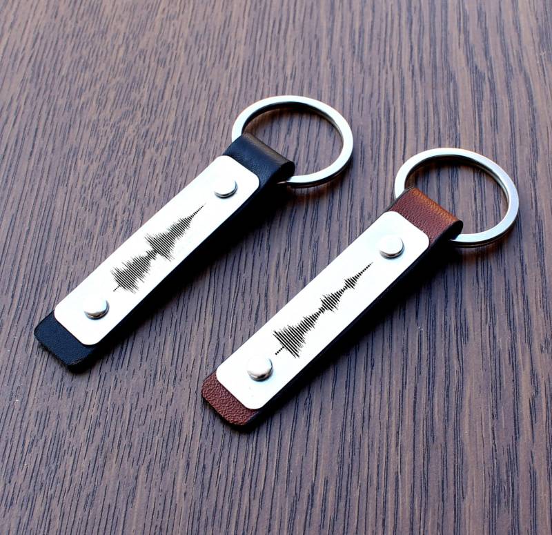 Soundwave Schlüsselanhänger, Paar Schlüsselbund, Geschenk, Neues Zuhause Neues Weihnachtsgeschenke, Schlüsselanhänger von CTdesignSHOP