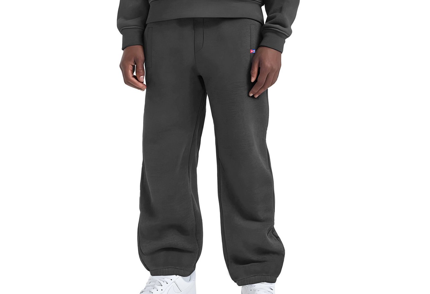 CUBAIANS Jogginghose Caonao Herren Baggy Pant Hose Freizeit Loose Fit Sweat mit Bündchen Elastischer Bund mit Tunnelzug CUBAIANS Jogginghose Caonao Herren Baggy Pant Hose Freizeit Loose Fit Sweat mit Bündchen Elastischer Bund mit Tunnelzug von CUBAIANS