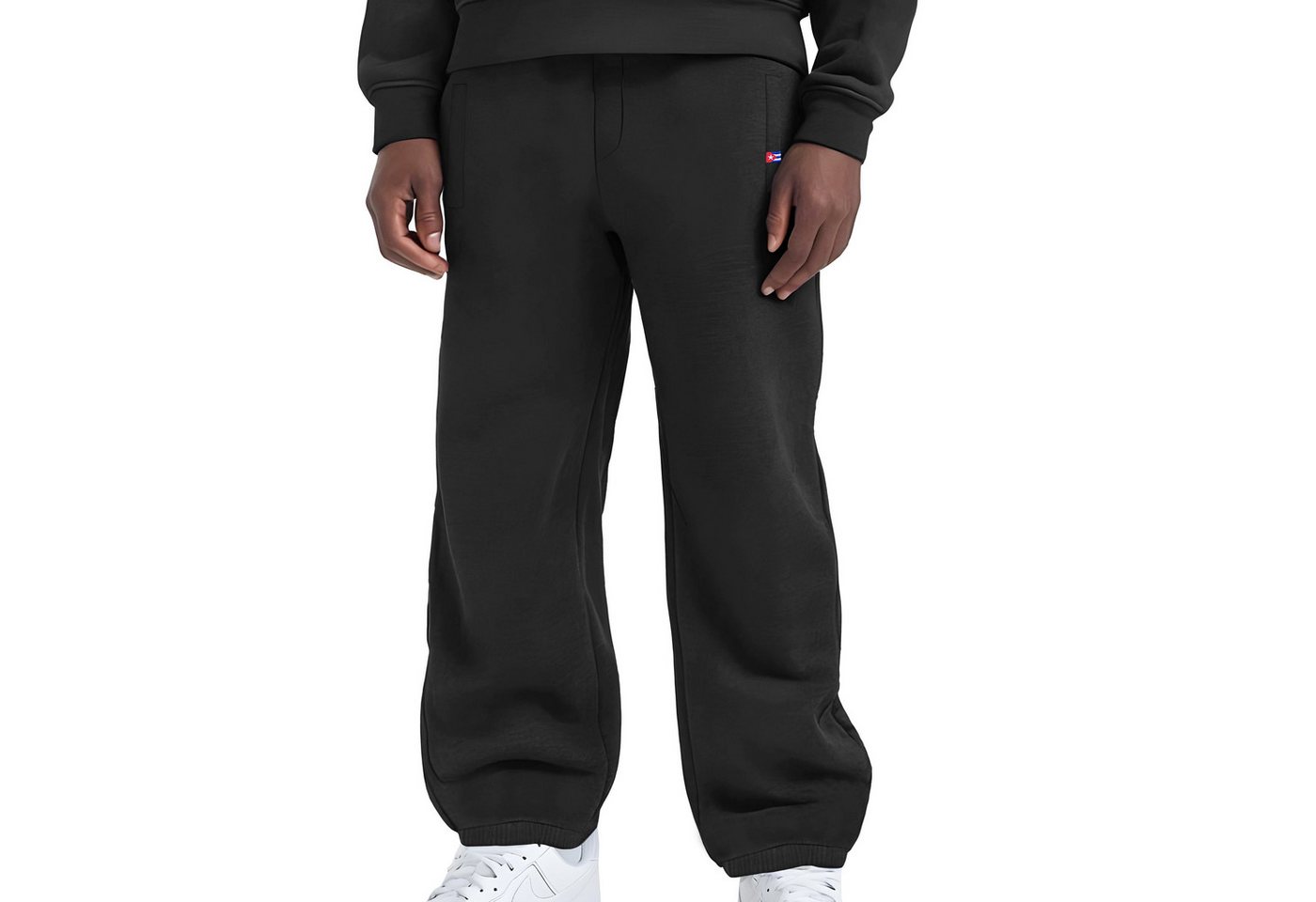 CUBAIANS Jogginghose Caonao Herren Baggy Pant Hose Freizeit Loose Fit Sweat mit Bündchen Elastischer Bund mit Tunnelzug CUBAIANS Jogginghose Caonao Herren Baggy Pant Hose Freizeit Loose Fit Sweat mit Bündchen Elastischer Bund mit Tunnelzug von CUBAIANS