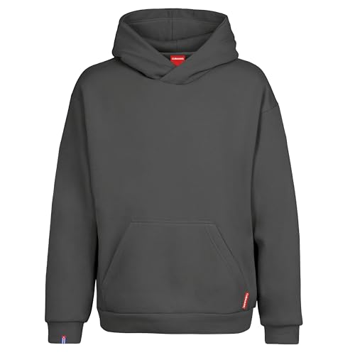 CUBAIANS Mayara Herren Pullover Hoody Sweatshirt Dunkelgrau Gr. XXL von CUBAIANS