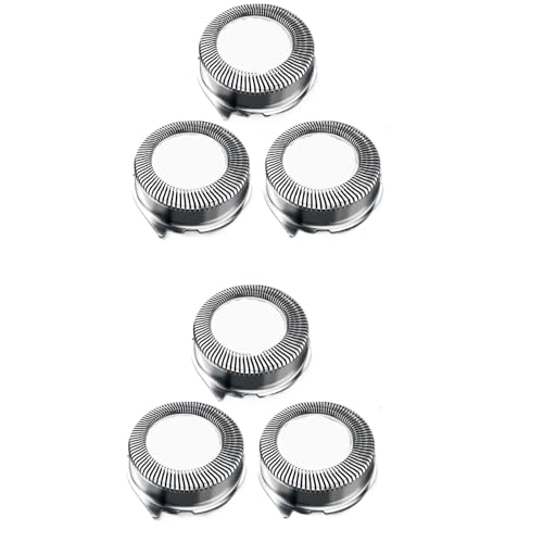 Ersatzklingen for Elektrorasierer SH30, Ersatzklingenköpfe, kompatibel mit Philips, Ersatzklingen for Rasierköpfe der Serie 1000, 2000, 3000(6pcs) von CUGBHSEGP