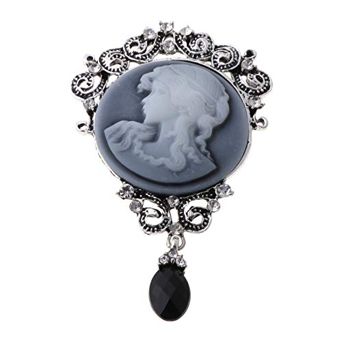 cuigu Elegante Damen Lady Schmuck Antik Vintage Viktorianischer Cameo Brosche Anhänger von CUIGU