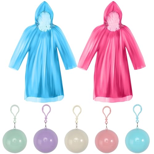 5 Stück Regenponcho Durchsichtig mit Aufbewahrungsball Regenponcho Damen Wasserdicht Regenmantel Herren Regenponcho Festival Poncho Regen Herren Regenponcho Bunt Rain Regencape Damen Wasserdicht 5 Stück Regenponcho Durchsichtig mit Aufbewahrungsball Regenponcho Damen Wasserdicht Regenmantel Herren Regenponcho Festival Poncho Regen Herren Regenponcho Bunt Rain Regencape Damen Wasserdicht von CUINIUNAID