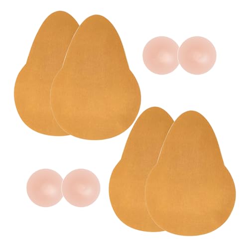 CUKIN 2 Paar Brust Tape Push Up Klebe BH RüCkenfrei Unsichtbarer BH Boob Tape TräGerloser Brust Unsichtbarer Breast Lift Tape FüR Aalle RüCkenfreie Kleidung Mit 2 Paar Silikon Nippelpads,A/B CUKIN 2 Paar Brust Tape Push Up Klebe BH RüCkenfrei Unsichtbarer BH Boob Tape TräGerloser Brust Unsichtbarer Breast Lift Tape FüR Aalle RüCkenfreie Kleidung Mit 2 Paar Silikon Nippelpads,A/B von CUKIN