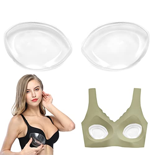 CUKIN BH Einlagen Silikon BH Pads Herausnehmbaren BH Einlagen Silikon Push Up Bikinis UnterwäSche BH Einsätze Pads von CUKIN