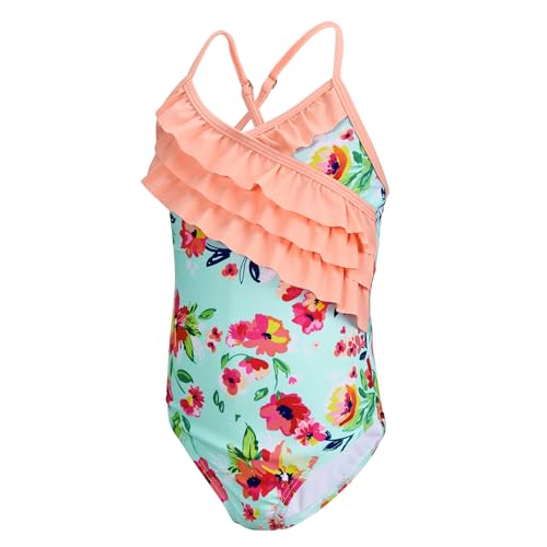 CULACCINO Badeanzug Mädchen Baby Schwimmen Einteilige mit Spaghettiträgern 110/2-4 Jahre von CULACCINO