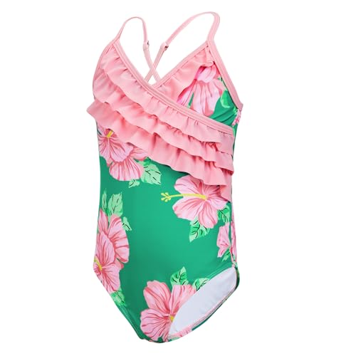 CULACCINO Badeanzug Mädchen Baby Schwimmen Einteilige mit Spaghettiträgern 128/7-8 Jahre von CULACCINO