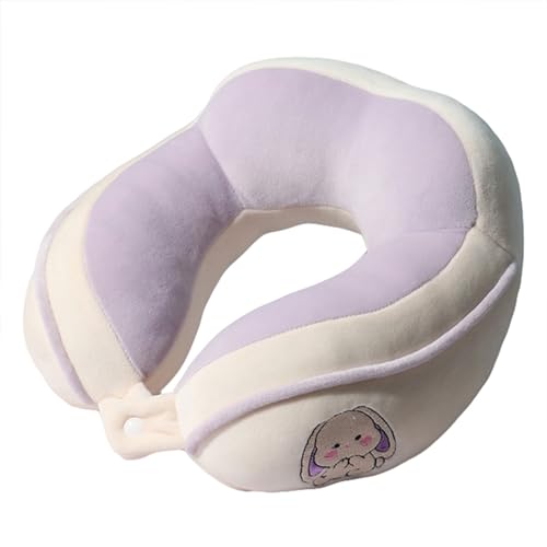 Nackenkissen Flugzeug, Reisekissen Auto Travel Pillow Kopfstütze, Nackenhörnchen Erwachsene für Reisen, Camping, Büro und Haus (Kaninchen) von CULASIGN