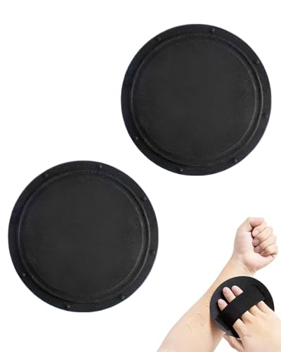 CULEB 2 Stück Peeling Handtuch,Peelinghandschuh für Bad,Gesichts und Körperpeeling Handschuhe Badebürste aus Naturkautschuk für Peeling und Revitalisierung Haut für Männer,Frauen(Schwarz) von CULEB