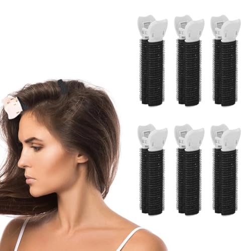 CULEO Lockenwickler,6 Stück Lockenwickler, Volumen-Clips für natürlich üppiges Haar, Haarspangen für Frauen und Mädchen von CULEO
