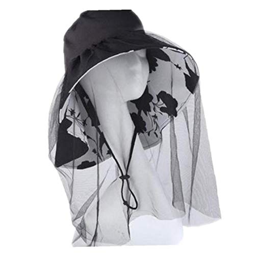 Außen Sonnenhut UV-Schutz Schleier Sun Cap Mit Gesichts-Ineinander Greifen Mask Caps Wide Brim Für Frauen von CULER