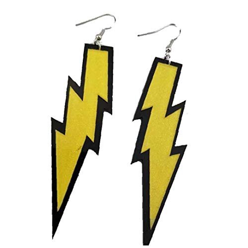 Culer Partei-Frauen-Blitz-Flash-Tropfen Baumeln Ohrringe Geometric Acryl Schmuck Für Mädchen von CULER