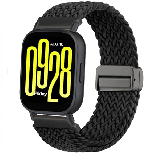 CUNUJIX Geflochtenes Armband Ersatz für Xiaomi Redmi Watch 5 Active/Redmi Watch 5 Lite Armband,Elastisch Nylon Magnetverschluss Ersatzband für Xiaomi Redmi Watch 5 Damen Herren CUNUJIX Geflochtenes Armband Ersatz für Xiaomi Redmi Watch 5 Active/Redmi Watch 5 Lite Armband,Elastisch Nylon Magnetverschluss Ersatzband für Xiaomi Redmi Watch 5 Damen Herren von CUNUJIX