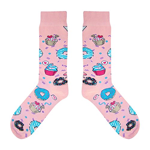 CUP OF SOX - Donuts/Muffins/Gebäck - Socken in der Tasse - Herren und Damen Freizeit Socken (41-44) von cup of sox