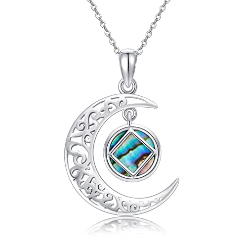 Nüchternheits Geschenk für Frauen Sterling Silber Narcotics Anonymous Anhänger Halskette NA Recovery Symbol Schmuck Geschenke für Frauen von CUPENDA