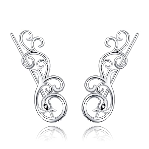 Phönix Ohrkletterer Ohrringe für Frauen Sterling Silber Phönix Ohrkletterer Ohrringe Schmuck Geschenke für Mädchen von CUPENDA