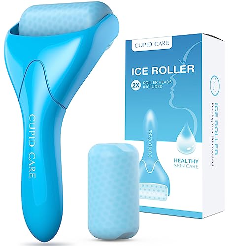 CUPID CARE Ice Roller für Gesicht [2-Rollen], Ice Face Roller Gesichtsroller Massagegerät für Schönheit, Gesichtsroller Hautpflege Frauen Geschenke | Blau von CUPID CARE