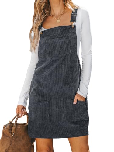 CUPSHE Damen Latzrock Quadratischer Ausschnitt Hosenträger Taschen Cord Latzkleid Overallkleid Freizeitkleider Corduroy Mini Dress Weinrot XS CUPSHE Damen Latzrock Quadratischer Ausschnitt Hosenträger Taschen Cord Latzkleid Overallkleid Freizeitkleider Corduroy Mini Dress Weinrot XS von CUPSHE