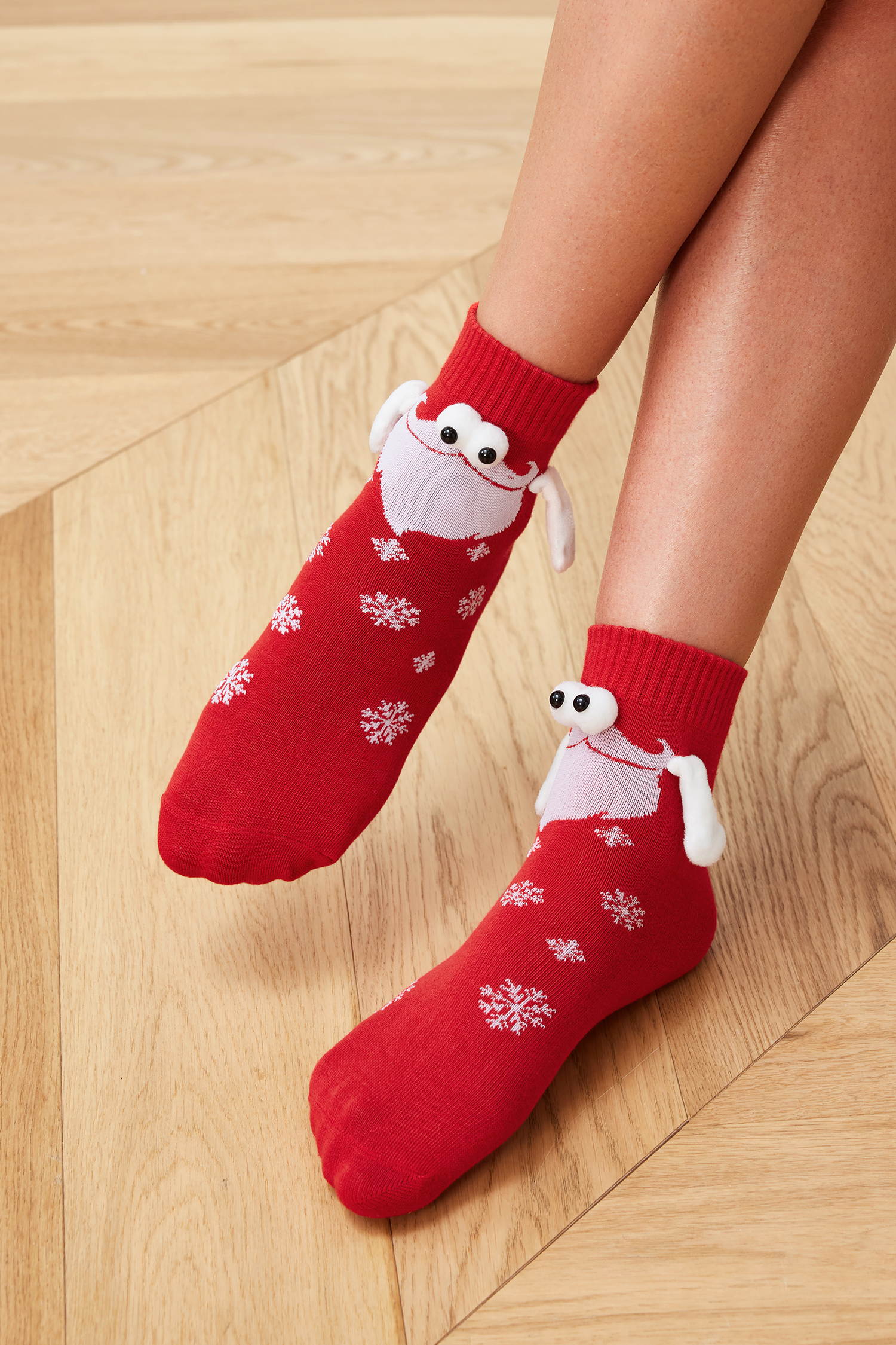 Rote winterliche Socken Rote winterliche Socken von CUPSHE