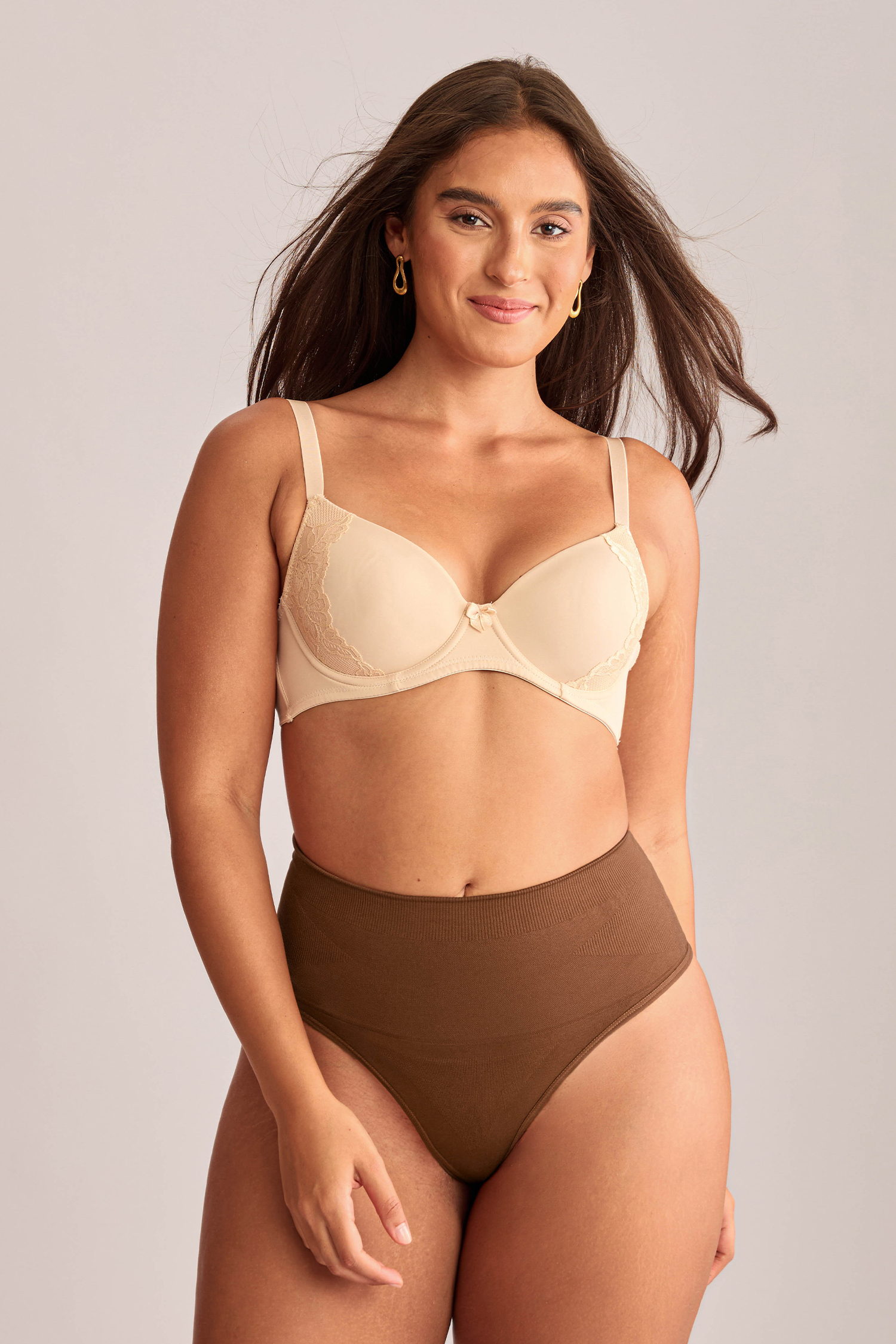 Sandfarbene Mittlere Kompression Shapewear-Slips Sandfarbene Mittlere Kompression Shapewear-Slips von CUPSHE