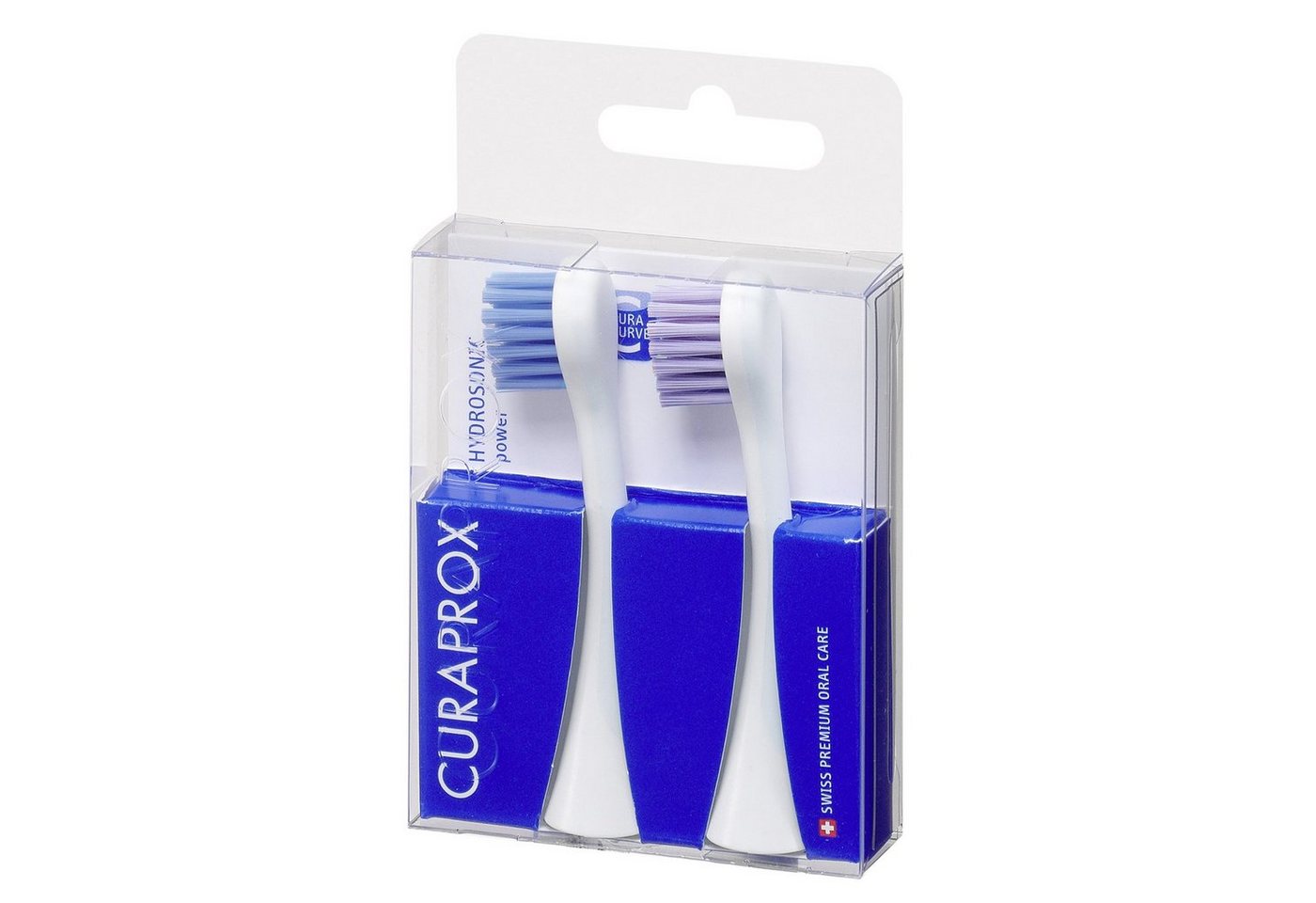 CURAPROX Aufsteckbürsten Hydrosonic POWER 2x Aufsteckbürsten - kraftvoll, sanft & optimal für schwer erreichbare Stellen von CURAPROX