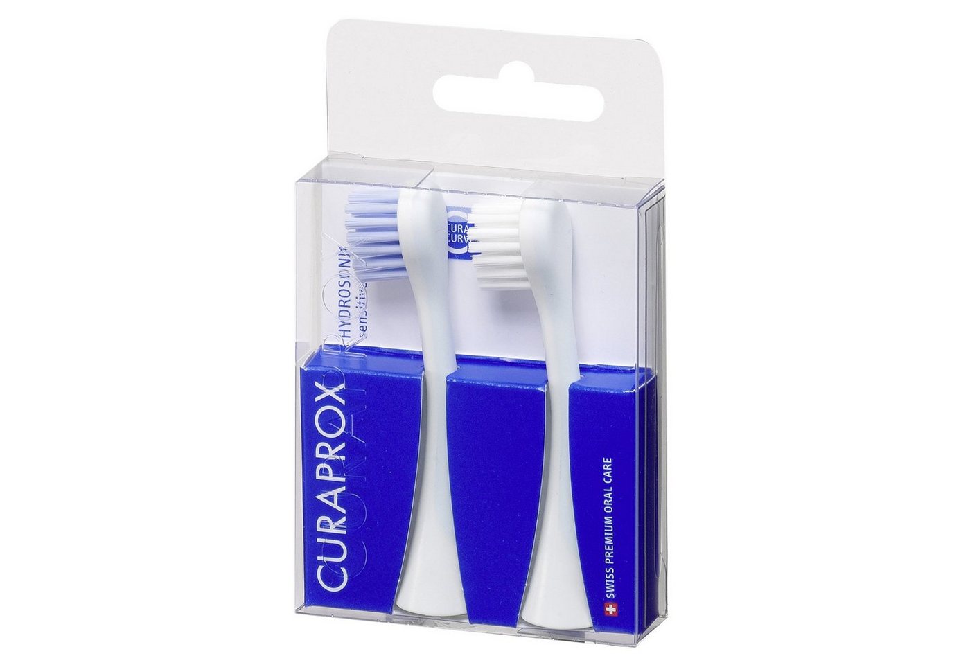 CURAPROX Aufsteckbürsten Hydrosonic SENSITIVE 2x Aufsteckbürsten, sehr sanft, optimal für schwer erreichbare Stellen von CURAPROX