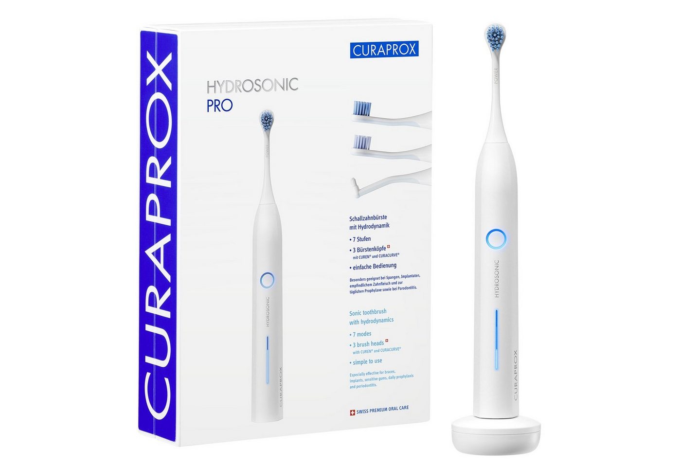 CURAPROX Elektrische Zahnbürste Hydrosonic Pro Schallzahnbürste von CURAPROX