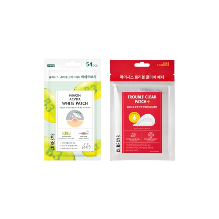 CURESYS - Trouble Clear Needle Patch - 9 Patches + Niacin Acvita White Patch - 54pcs von CURESYS