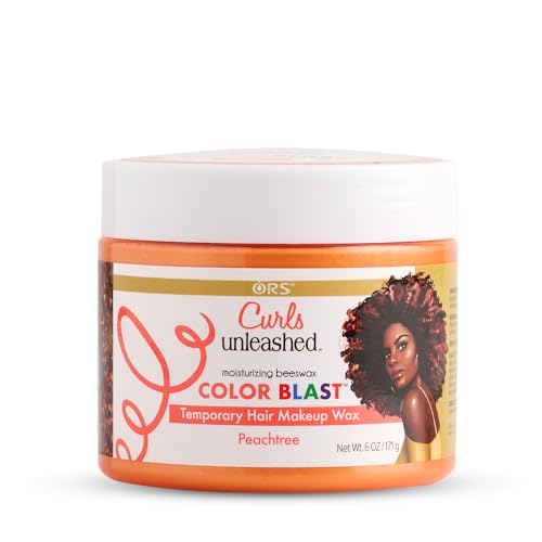 Color Blast Temporäres Haar-Make-up-Wachs (Peachtree) von CURLS UNLEASHED