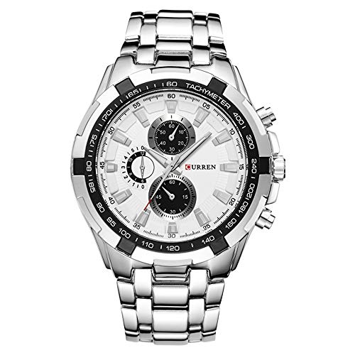 CURREN Produkt für Herren Armbanduhr Schwarz goldfarben Watch Business Casual Uhren von CURREN