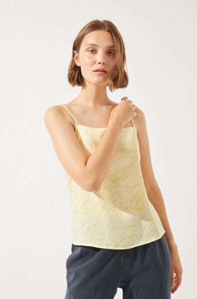 CUS Top Opi aus Tencel mit Laurel Print von CUS