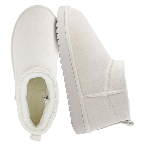 CUSHIONAIRE Hippe Damenstiefel aus echtem Wildleder + Memory Foam, Off White, 38 EU CUSHIONAIRE Hippe Damenstiefel aus echtem Wildleder + Memory Foam, Off White, 38 EU von CUSHIONAIRE