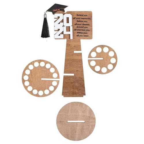 DIY Graduation Geschenk Geldbörse Holz Abschluss Geldhalter 2024 Abschluss Geschenk Geldhalter Holz DIY Brieftasche Organizer für Glückwunschkarten Bargeld, a von CUSROS