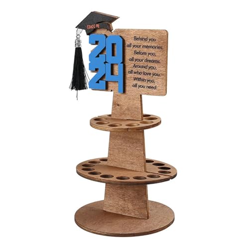 DIY Graduation Geschenk Geldbörse Holz Abschluss Geldhalter 2024 Abschluss Geschenk Geldhalter Holz DIY Brieftasche Organizer für Glückwunschkarten Bargeld, e von CUSROS