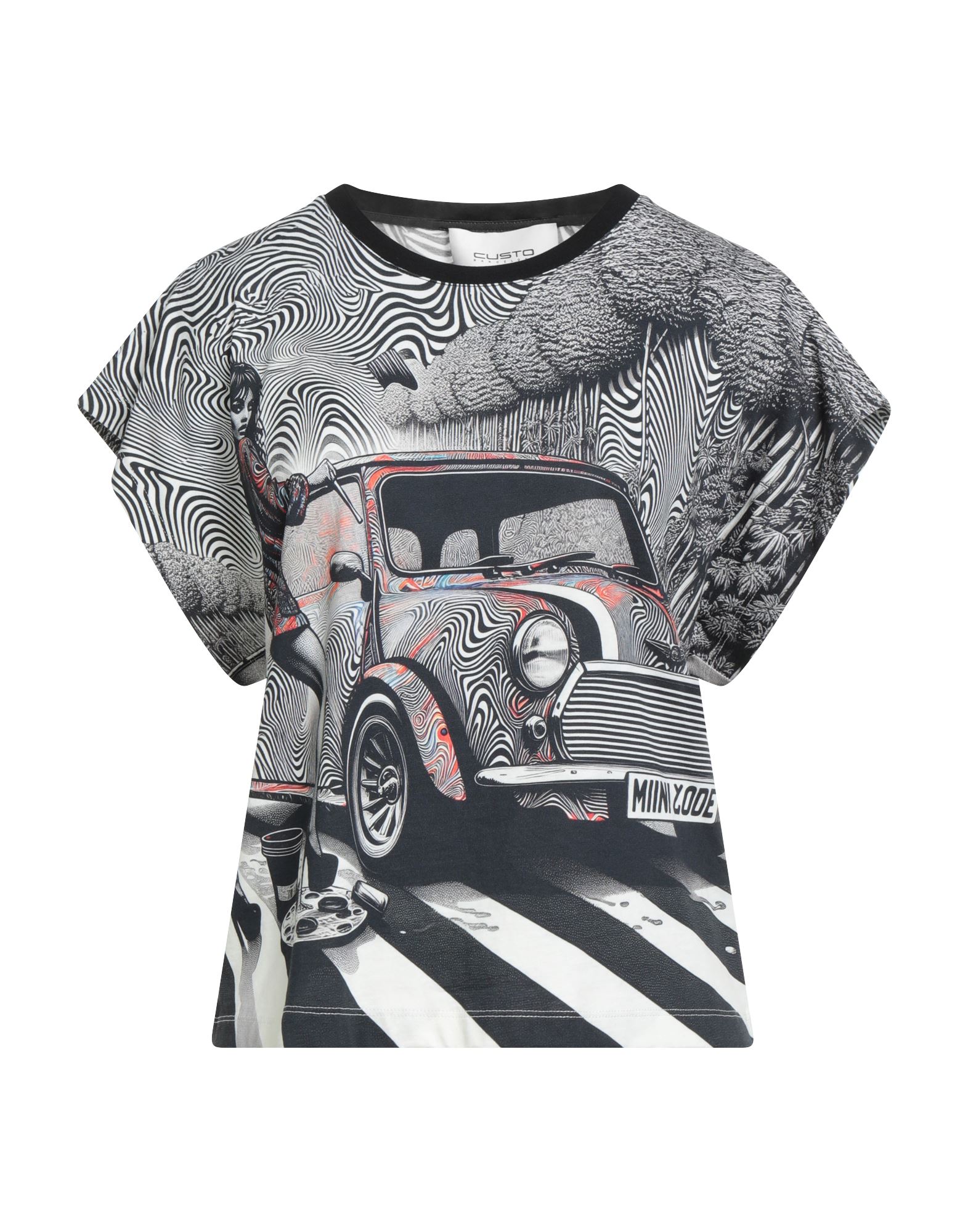 CUSTO BARCELONA T-shirts Damen Schwarz von CUSTO BARCELONA